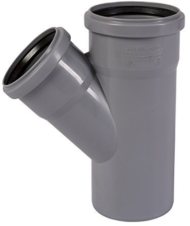 Oriente villaggio HT del tubo di derivazione con guarnizioni in gomma 45 ° dn90 X dn75