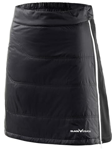 Black Crevice Damen Skirock, schwarz, Gr. 40