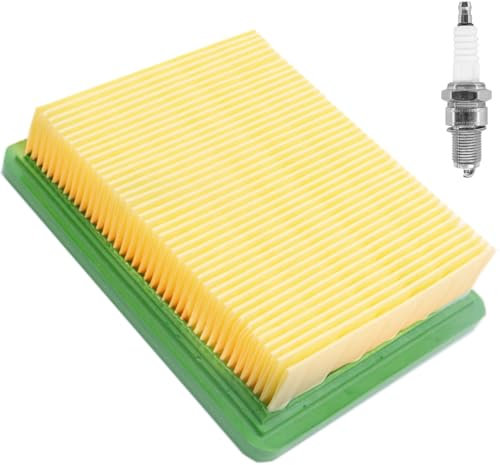ZAMDOE Air Filter for Hyundai HYM510SP HYM510SPE Y2880000000 HYM510SPEZ HYM530SPER P5100SPE HYM530SPR for 173cc 196cc engine Lawn Mower Spare Parts, with Spark Plug