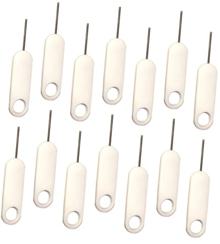 Sosoport Sim Plastico e Strumento Leggero Acciaio Inossidabile in Estrattore Rimozione Schede Sim, 20 Pezzi Accessorio Essenziale per per Smartphone per Cellulari