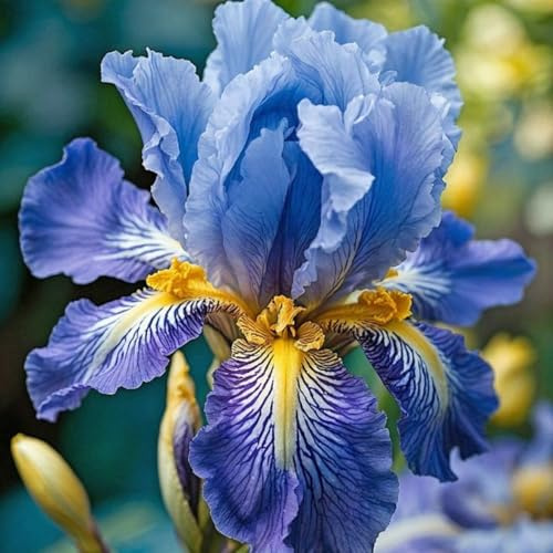 Brillante Iris bulbi,Piante perenni,Iris pianta vera,resistenti al freddo,Tagliare,Facile da curare(non artificiali)-3 bulbi-B