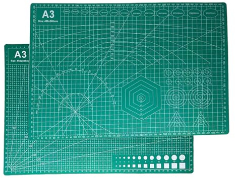 Tapis de découpe A3, planche à découper pour travaux manuels, base de découpe auto-cicatrisante, tapis de découpe, planche à découper pour couture et patchwork, protecteur de table