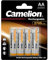 Camelion 17027406 Akku (NiMH, R6, Mignon, AA, 2700 mAh, 4er, inkl. Aufbewahrungsbox geeignet für 4 x Akkus)