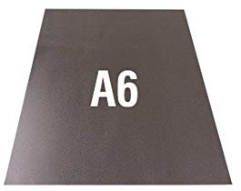 Magflex® A6 Flexible Fleux Magnétique Magnétique Au Support 3M Pour Créer Des Images Magnétiques, Des Illustrations, Des Signes Ou Des Écrans - Pack de 10