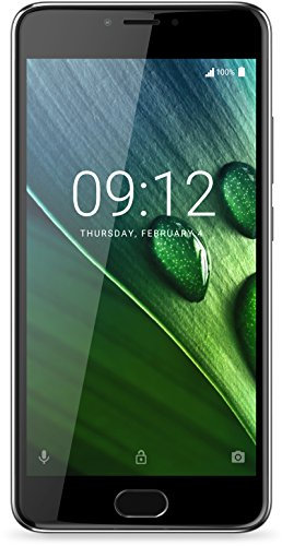 Acer Liquid Z6 Plus Dual Nano-SIM Smartphone (14 cm (5,5 Zoll) Full HD Display, 32GB Speicher, 3GB RAM, 4.080mAh Akku, Android 6.0) aluminium grau