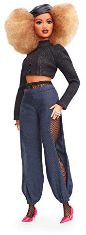 Barbie Signature Poupée De Collection Stylisée par Marni Senofonte, Blonde avec Béret, Veston Noir Et Pantalon Fendu, Jouet Collector, Fjh75