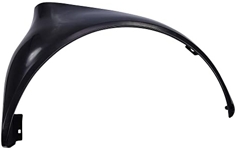 BESTPRICE Kotflügel hinten rechts, Schwarz, Kompatibel mit SMART CITY-COUPE (450), FORTWO Coupe (450)