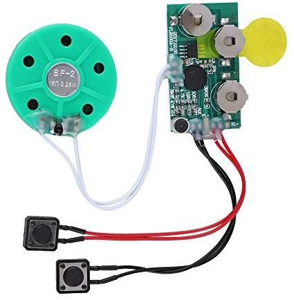 Módulo de Chip de Sonido de Grabación, Módulo de Tarjeta de Felicitación de Voz 4 Minutos, Chip de Tarjeta de Felicitación de Bricolaje para Tarjetas de Navidad de Vacaciones