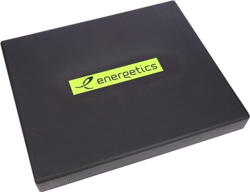 ENERGETICS Balance-Pad-184864 Balance-Pad für Erwachsene, Unisex, Schwarz/Gelb, 50 x 40 x 5,5 cm