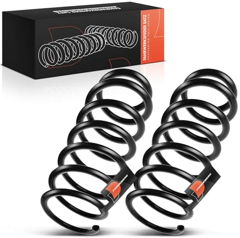 Frankberg 2x Federn Fahrwerksfeder Hinterachse Links Rechts Kompatibel mit X3 F25 2010-2017 X4 F26 2014-2018 Replace# 33536787208