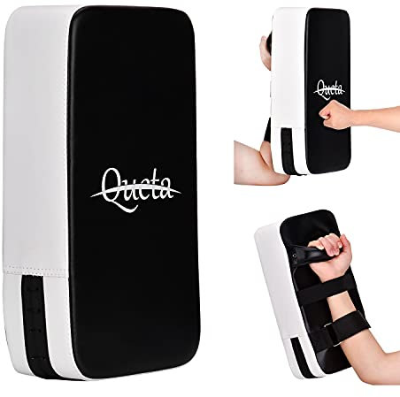 Queta Schlagpolster Schlagkissen PU Leder Handpratzen Schlagpratzen Kickschild Boxsack für Kickboxen Thaiboxen Karate UFC MMA (1PSC)