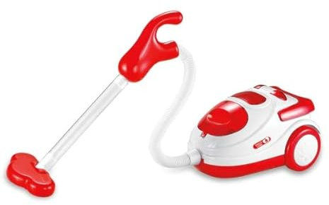 Aspirador de Juguete para Niños Con Luz y Sonido Real - Electrodoméstico de Limpieza Que Aspira de Verdad - Set de Limpieza