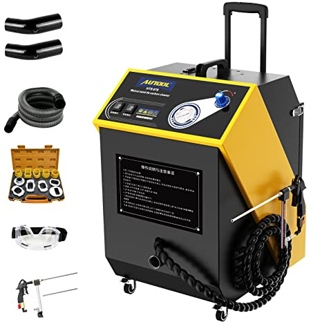 AUTOOL Walnut Sand Blaster Clean Machine, Automotive Engine Intake Pipe Valve Clean Machine Valvetronic System Carbon Deposits Cleaner Fuel Cleaning Tool