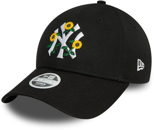 New Era 9Forty Damen Cap - FLORAL New York Yankees schwarz