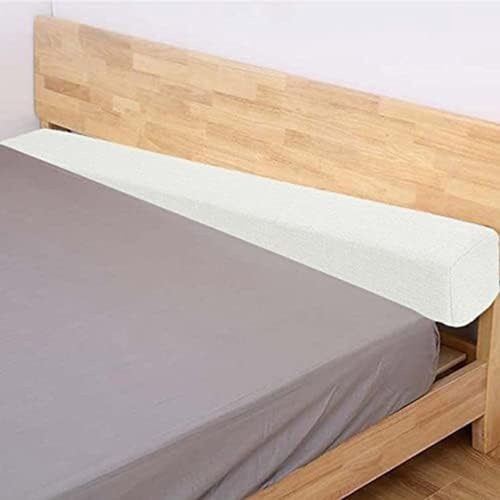 ELYSYSRL Cuscino per testiera matrimoniale/singolo Riempire il divario tra materasso e testiera/parete/letto, ponte d'amore per materassi per tutti i tipi di materassi(Beige,90x20x20cm)