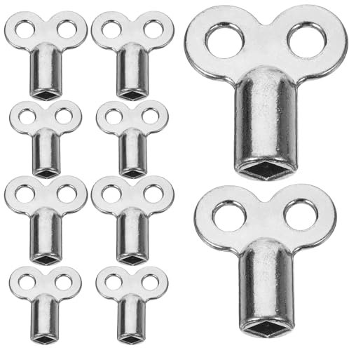 Alipis 10pezzi Chiavi Per Radiatori Per Spurgo Utensile Per Impianti Idraulici Ad Chiavi Quadrate Per Valvole Idrauliche Per Spurgo Del Radiatore Di Riscaldamento