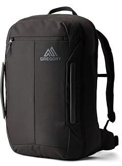 Gregory Active Travel - Border 40, Travel Backpack, 56 cm, 40 L, 1.75 KG, Lightweight travel bag, Laptop 15 inch compartment, Black (Black Lichen)