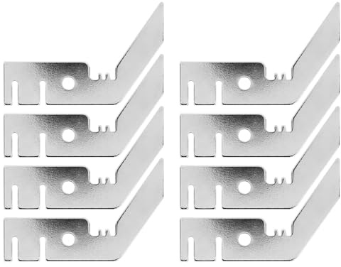 FTVOGUE Colgador de Barra Transversal Doble, Colgador de Cenefa de Hierro Chapado en Níquel para Cortina de Fondo de Boda, Juego de 8 Piezas con Tubería de 3 Pulgadas, Compatibilidad para Eventos y