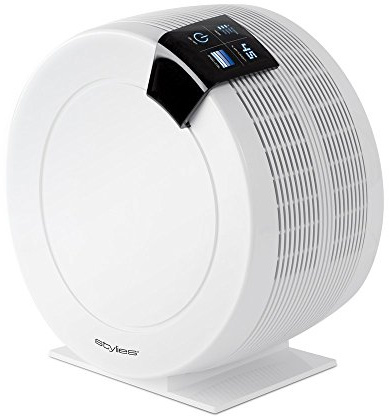 Stylies, Laveur d'air AQUARIUS Blanc | très silencieux, niveau sonore de 25 dB, adapté à une pièce de 50 M², Filtre à eau - Laveur d'air de qualité médicale