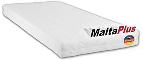 Kindermatratze Babymatratze 80x190 cm Unsere beste Kindermatratze Malta Plus Komfort und Unterstützung für einen gesunden Schlaf. Rollbar, Bezug waschbar. Kaltschaum Oeko-Tex Standard 100 zertifiziert