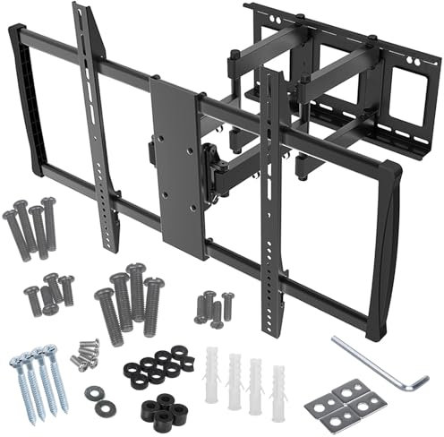 Maclean MC-679 support tv 60-100 GARANTIE À VIE reglable écran plat et incurvé jusqu'à 80kg Pour écrans LED LCD OLED Plasma VESA: 200x200, 400x200, 300x300, 400x400, 600x400, 800x400, 800x600, 600x900mm