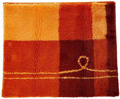 Kleine Wolke Badteppich, Polyacryl, Orange/Braun, 1 cm, 4004478107205