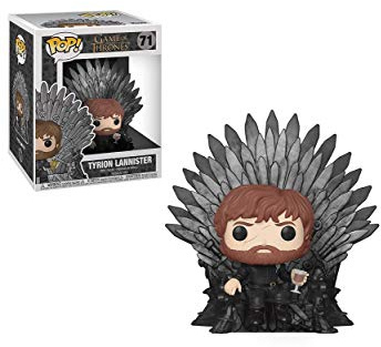 Funko POP! Deluxe: Game 0: Tyrion Lannister Sitting on Iron Throne Collectible Figure - Game Of Thrones - Collectable Vinyl Figure - Gift Idea - Official Merchandise - Toys for Kids & Adults