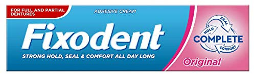 6er Pack - Fixodent Haftcreme für Zahnprothese - Original - 47g