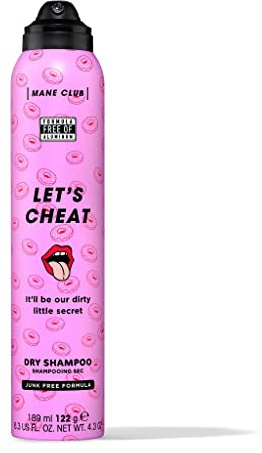 MANE CLUB Let's Cheat Dry Shampoo, cruelty free, vegan, no sulfates or parabens, 4.3 Oz
