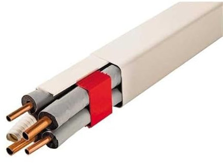 Pack de 8 goulottes 80 mm longueur 2m blanc pur RAL9010