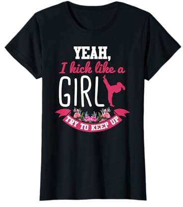 Taekwondo Shirt Funny Girls Taekwondo Lover Martial Arts T-Shirt