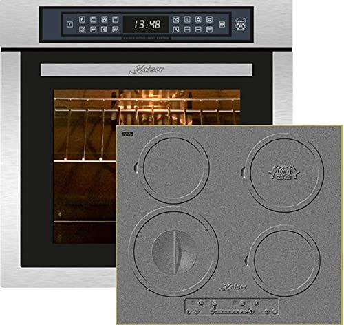 Kaiser Set four EH 6306 R +KCT 6705 RI Cuisinière, Four encastrable,inox,79L 15 Fct.+plaque de cuisson à induction 60 cm