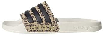 adidas Unisex Adilette Shower Slides, off white/core black/magic beige, 48.5 EU