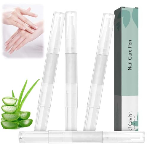 4 Stück Nail Care Pen Nagelpflegestift Gepflegte Fingernägel Fußnägel Nail Repair Pen Nagel Behandlungs Stift mit Teebaumöl Aloe Vera