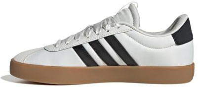 adidas Damen VL Court 3.0 Shoes, core White/core Black/Gold met., 42 2/3 EU