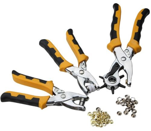 GIWFBQTR Punching Pliers Combination Set Metal+Plastic Handicraft Supplies is Very Suitable for Handicrafts, DIY.