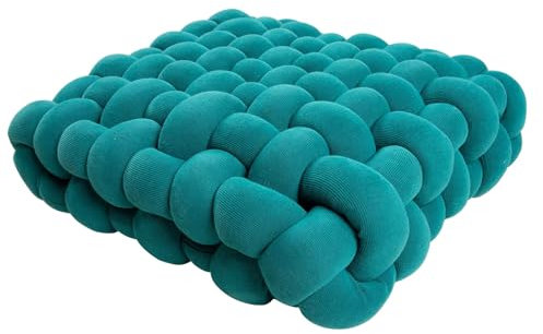 PromCaeruyn Cuscino Nodo Quadrato Cuscino Coccole Cuscino Decorativo per Ufficio Camera da Letto Soggiorno Dormitorio Nodo Auto Cuscino Pavimento Fatto a Mano Accessori per la Casa(No.6)