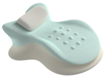 Harilla Cuscino per la schiena per il letto, supporto per la schiena, fodera lavabile, cuscino multifunzionale per la lettura, riposo per il letto, relax e, Blu E Beige