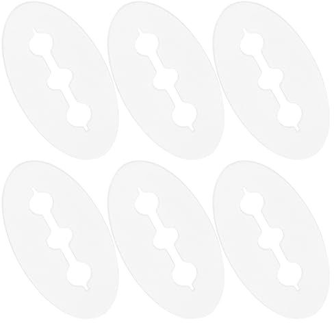 Ciieeo 100 Pezzi Clip di Bloccaggio per Ganci a Pioli in Materiale Resistente Clip per Pannelli Forati Piccoli Accessori Professionali per Esposizione e Controllo Prodotti in Negozio