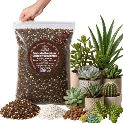 Tierra para Cactus y Suculentas Pro, Sustrato Suculentas, Sustrato Cactus