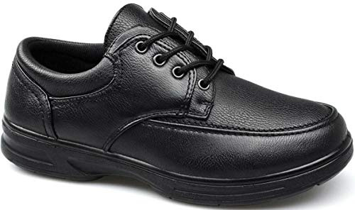 Dr Keller Barry Mens Lace-Up Comfort Wide Fit Shoes Black