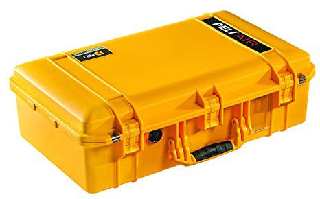 Peli 1555 Air med skum väska svart, Med skum, GUL