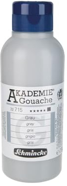 Schmincke 22 715 027 - Accademie Gouache, 250 ml, colore: Grigio