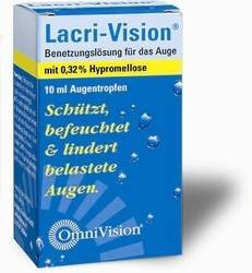 Lacri-Vision Benetzungslösung für das Auge Spar-Set 6x10ml Augentropfen. Schützt, befeuchtet und lindert belastete Augen.