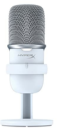 HyperX SoloCast – USB Condenser Gaming Microphone, for PC, PS5, PS4, and Mac, Tap-to-mute Sensor, Cardioid Polar Pattern, Gaming, Streaming, Podcasts, Twitch, YouTube, Discord
