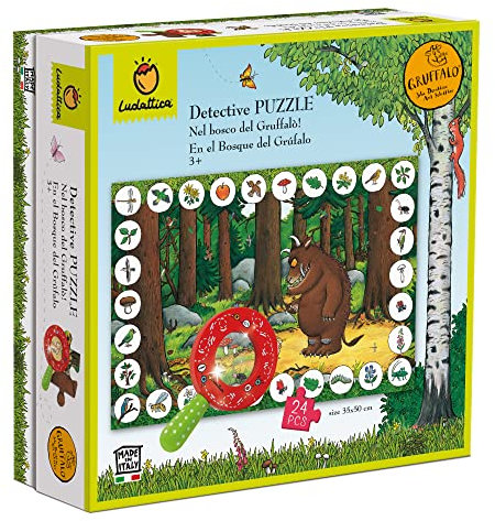 Ludattica - Grüffalo Spiele - Detektiv Puzzle 24 Teile