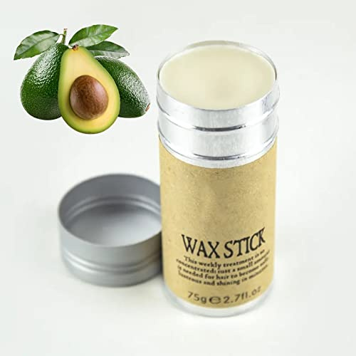 Barra de cera para Acabado de cabello suelto y pelo con Frizz para modelar, Hair Wax Stick