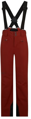 Ziener Kinder AXI Ski-Hose/Schnee-Hose | wasserdicht, Träger, PFC frei, Woody Brown, 176
