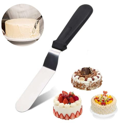COYUN 1pcs 6 Zoll Tortenspachtel, Winkelpalette klein Backzubehör für Torten für Haushalt, Bäckerei oder Küche für Verteilen von Sahne, Backen von Kuchen und Kuchen Dekorieren