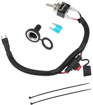 RATCHROLL 1 Set 37.5cm 14.76 Universal Automotive Switched Fuse Bypass Kit Fuse Bypass Switch Replacement Car Parts